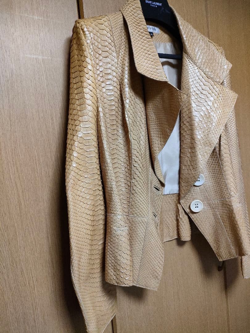 Jitrois Vintage Python Leather Jacket Size 42 Lux… - image 18