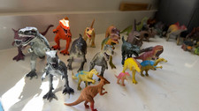 Prehistoric Animal Toy Figure Lot Assorted Dinosaurs Flying Reptil 30 piece
