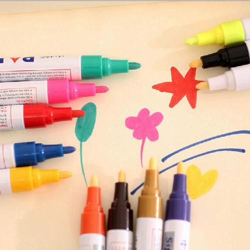 Permanent Paint Pen Marker For Car Tyre Metal Glass Rubber Pens High Quality - Picture 7 of 22