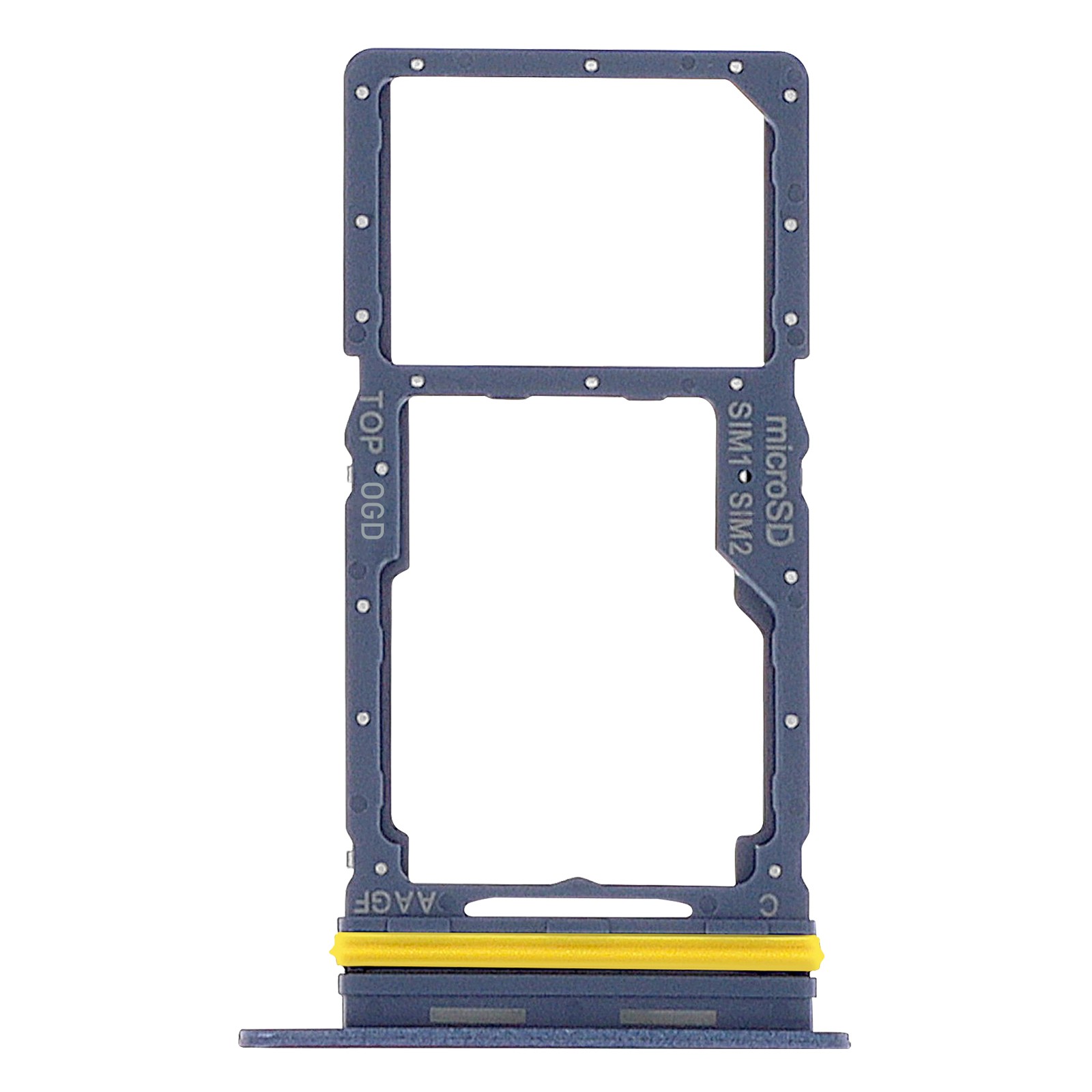 Plateau SIM Galaxy A17 5G bleu pour utiliser deux forfaits