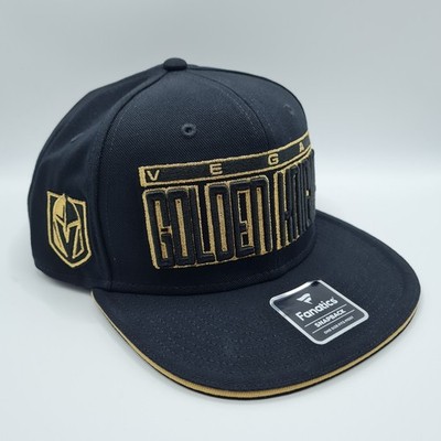 Vegas Golden Knight Fanatics Snapback verstellbare Kappe strukturiert...