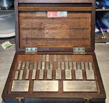 Vintage Webber Starrett  Gauge Block Set 1962