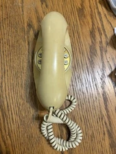 Vintage ATC GENE PHONE Rotary Landline Telephone Beige American Telecom Working
