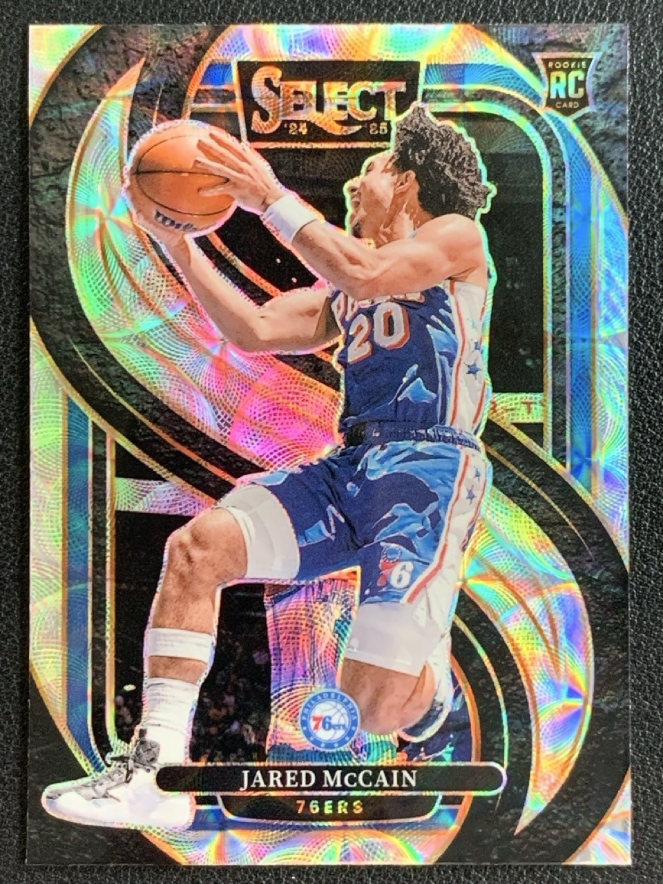 Jared Mccain 2024-25 Panini Select Premier Level Scope Prizm RC #184