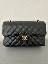 Chanel Black Caviar Small Double Flap Bag With Gold Hardware - Brand New