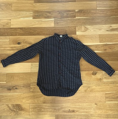 トップス 80s Giorgio Armani stripe shirt Italy Vintage 80s/90s Giorgio Armani Mens Blue Striped Shirt Large | eBay UK