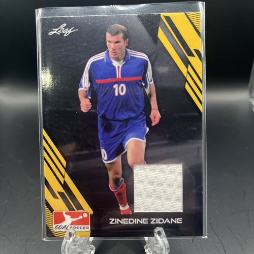 Zinedine Zidane #J-19 2023 Leaf Goal Jersey Relics card