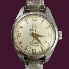 Orologio da polso vintage donna SOLVIL ET TITUS De Luxe 21 Jewel Incabloc manuale