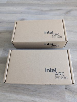 Intel Arc Pro B70 32GB 256-bit GDDR6 PCI Express 5.0 x16, 32 Ray Tracing Units