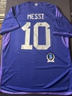 Lionel Messi Signed Autograph AUTO AFA Soccer Jersey Beckett BAS COA - R04