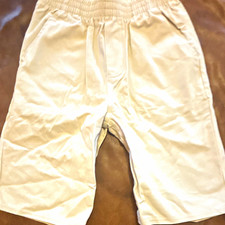 Timberland Boys Beige Chino Shorts Size 10 Drawstring Elastic Waist
