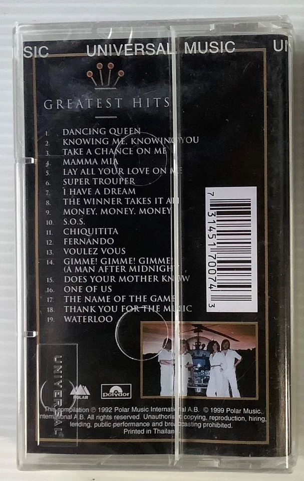New ABBA Gold Greatest Hits Original Thailand Cassette Seal - Image 2 of 4