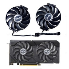 ASUS RTX 4060 4060ti Snow Leopard DUAL EVO graphics card cooling fan mute