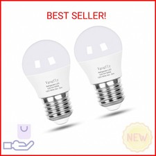 Vgogfly LED Refrigerator Light Bulb 40W Equivalent 120V A15 Fridge Waterproof Bu