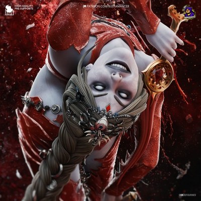 Orin the Red (Baldur's Gate 3) Skulptur - 3D-gedruckter Bausatz im Maßstab 1:8
