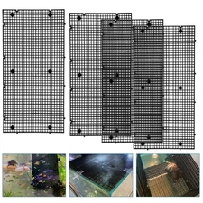 Adjustable Platic Grip Panel Aquarium Fish Tank Divider Filter Bottom DIY Pla...