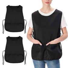 Jubatus 2 Pack Cobbler Aprons with 2 Pockets for Women Men Fast Drying Polyes...