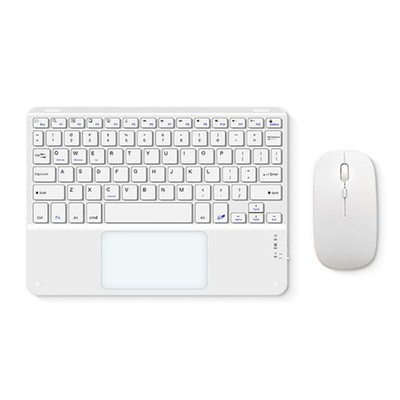 Touchpad Bluetooth Keyboard  for PC Tablet Gaming  Keyboard with Mouse B V6N9