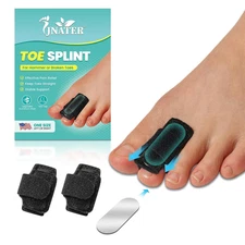 Hammer Toe Corrector for Women & Men - 2 Pcs Hammer Toe Straightener, Adjustable