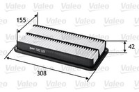Luftfilter Valeo 585128 FÜR Lexus Pontiac Toyota Ansaugluftfilter