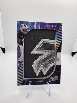 2021 Panini ANDRE ROBERTS BUFFALO BILLS LOGO PATCH PRO BOWL JERSEY 2/6