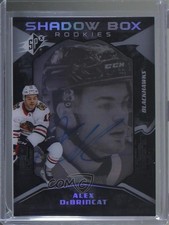 2017-18 SPx Shadow Box Rookies Variant Tier 2 20/98 Alex DeBrincat #48 Auto x6p