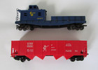 Lionel HO, Alaska Hopper, Michigan Central Blue & Red Gondolas, C&O Work Caboose — photo 6
