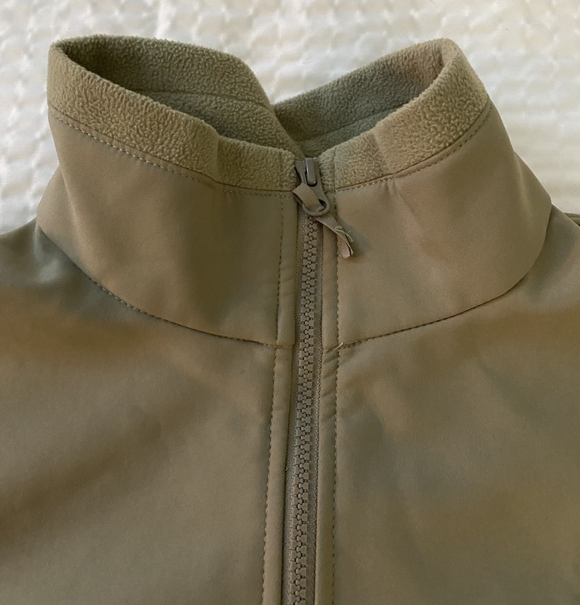Men’s Columbia Softshell Jacket Medium Tan Khaki … - image 10