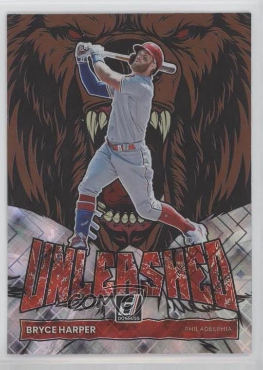 2022 Panini Donruss Unleashed Diamond Bryce Harper #UL-2 o5z