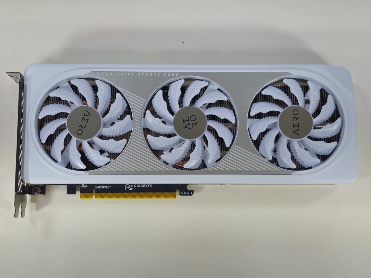 GIGABYTE GeForce RTX 4060 AERO OC WHITE 8GB 8G 128-bit GDDR6 PCI-E