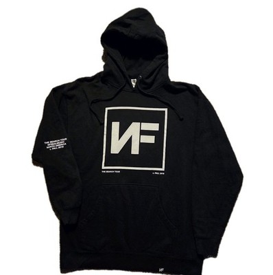 NF The Rapper The Search Tour North America 2019 Concert Hoodie Black Size XL