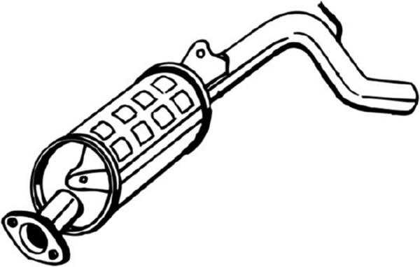 Bosal EndschalldäMpfer NachschalldäMpfer 283-493 FüR Daewoo Tico KLY3-image