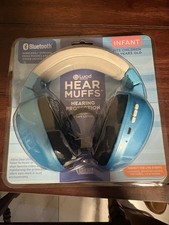 Lucid Hearing Infant Bluetooth Noise Reduction Ear Muffs Hearing Protection Blue