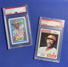 1974 Kellogg's & Topps Richie Dick Allen HOF PSA 7 Lot of 2🔥⚾Make an Offer!!⚾🔥