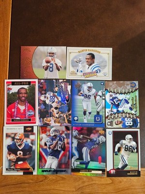 MARVIN HARRISON - **Premium Lot of 10 Different (2 RC's)** - Colts #2