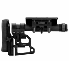 MDT Skeleton Modern Sporting Rifle Stock Adjustable Cheek Riser Black 102856-BLK