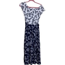 Maison Jules Printed Off-The-Shoulder Dress NWT Size 4
