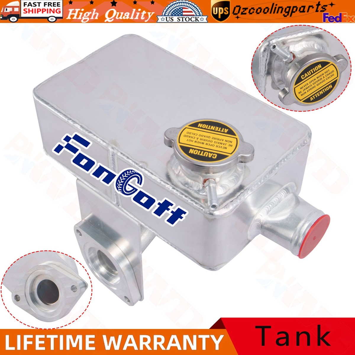 Overflow Reservoir Expansion Tank For Ford FE /1962-1964 Galaxie