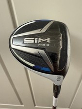 TaylorMade Sim Max 3 Wood Golf Club 15 Degree Ventus R Flex Shaft RH