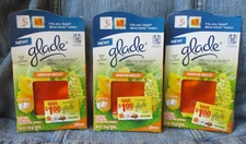 Lot  3 GLADE HAWAIIAN BREEZE DECOR SCENTS REFILLS 2 Refills each 6 total New BB2