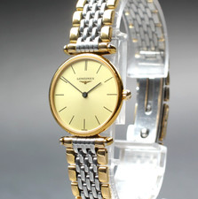 [Quasi Come Nuovo] Orologio Donna Longines Grand Classic L4.135.2 Quadrante Oro 24mm Quarzo