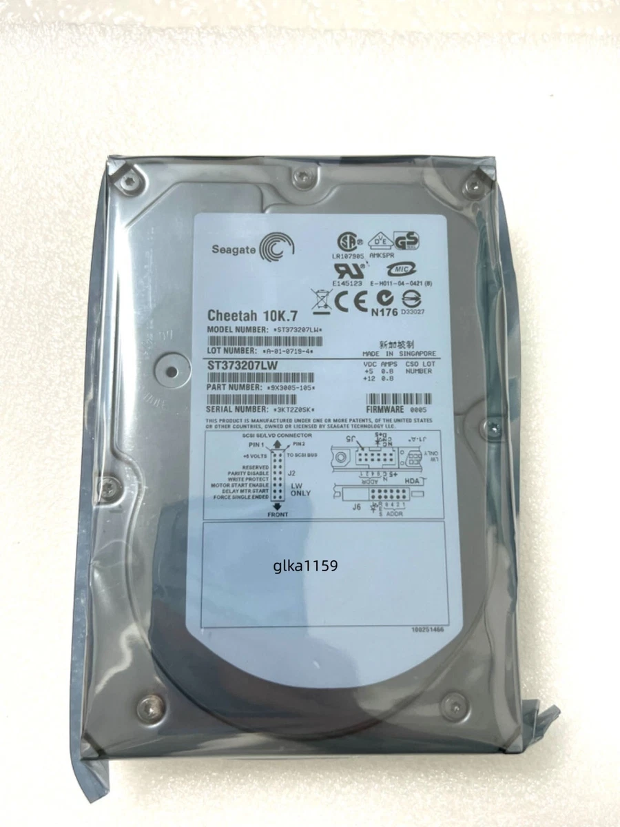 (未使用･未開封品)　73?GB SCSI u320?15?K RPM 80pin???st373455lc-rf kmdlckf Seagate Cheetah ST373455LC 73.4GB 15000RPM SCSI Ultra320 3.5