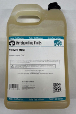 Mater Fluid Solutions Trim Mist/1G Cutting Oil, Synthetic Misting Fluid 1 Gallon