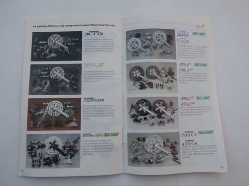 SHIMANO BICYCLE SYSTEMS COMPONENTS CATALOG 1993 - FRENCH - Picture 10 of 13