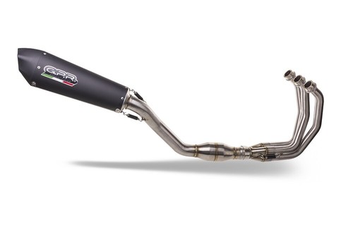 GPR complete exhaust Kat black titanium GP Evo4 Triumph Daytona 660 2023-2025 - Foto 2 di 5
