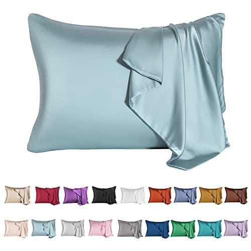 Mulberry Silk Pillowcase for Hair and Skin,King Size Cooling Silk Pillow Case-image