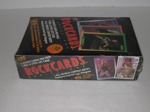 1991 ROCKCARDS SERIES 1 PHOTO CARDS FACTORY SEALED BOX - 36 PACKS ~ FREE SHIP ~ - Picture 3 of 8