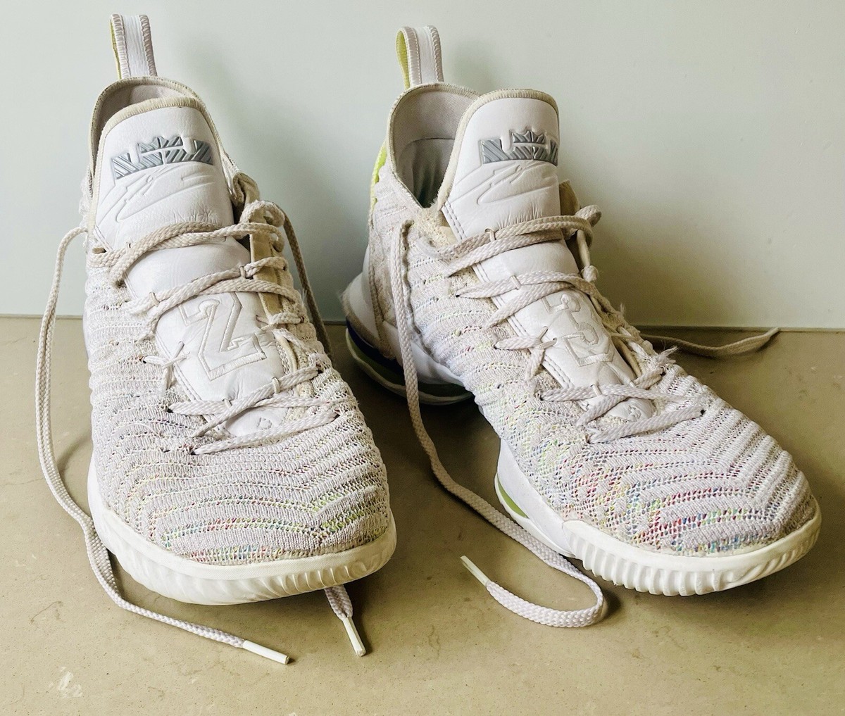 Nike Lebron XV1 16 Buzz Lightyear Volt White Purple Grape Sneaker