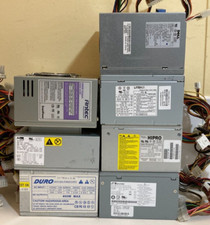 Mixed Lot of 7 PC Computer Power Supplies For Parts or Repair