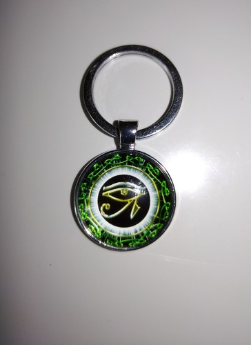 EYE OF HORUS EGYPTIAN VINTAGE PENDANT KEYRING - Picture 4 of 11